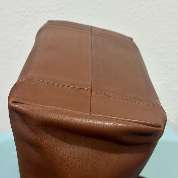 Vintage Coach British Tan Leather Waverly Tote Bag - Picture 10 of 12